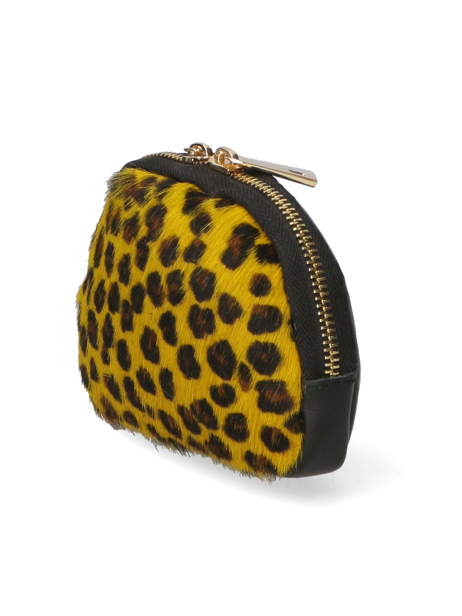 Rachele Pochette donna vera pelle Zip 02535-GHEPARDO GIALLO Gave Lux