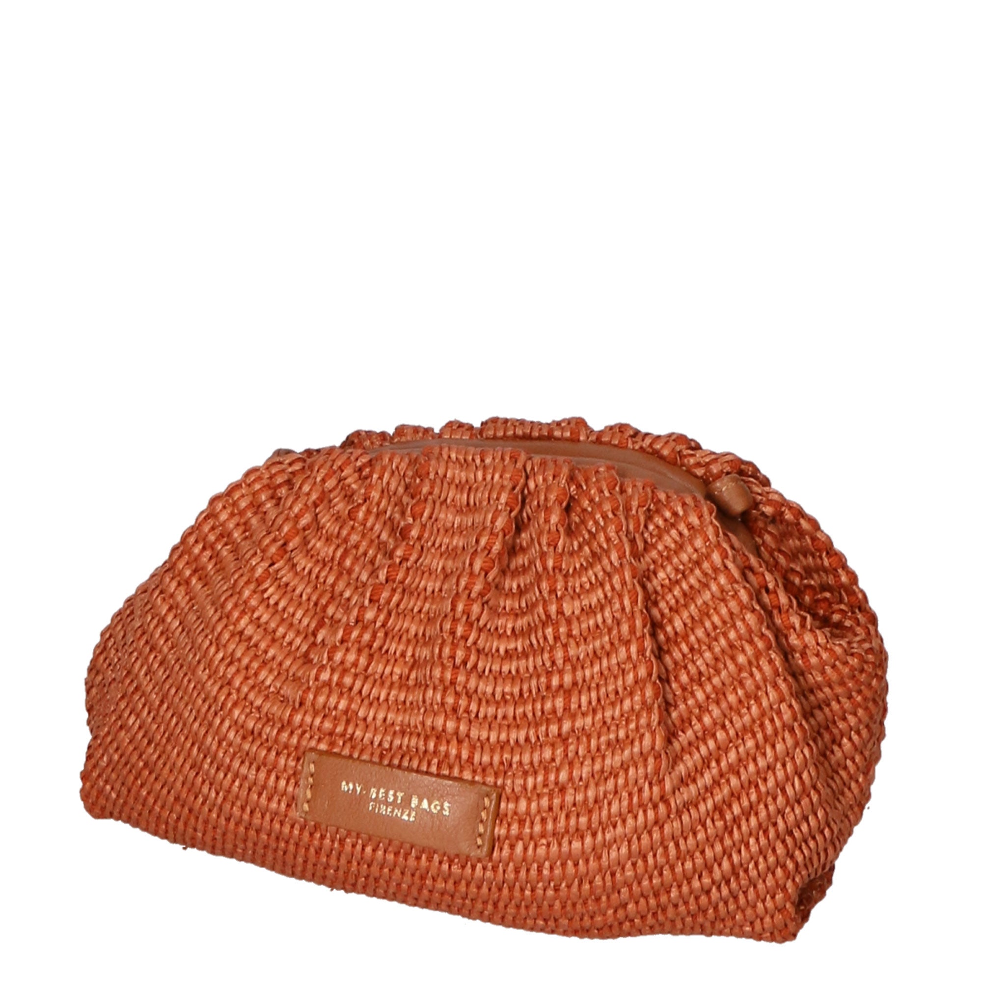 Borsa a tracolla da donna Paglia & Pelle MYB-7012-SS-COGNAC 21+TABRU 141 My Best Bag