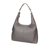 Ursula Borsa a spalla da donna Vera pelle 06673-D27 GRIGIO SCURO Gave Lux