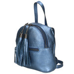 Morgana 188132-BLU JEANS Zaino da donna in vera pelle Gave Lux