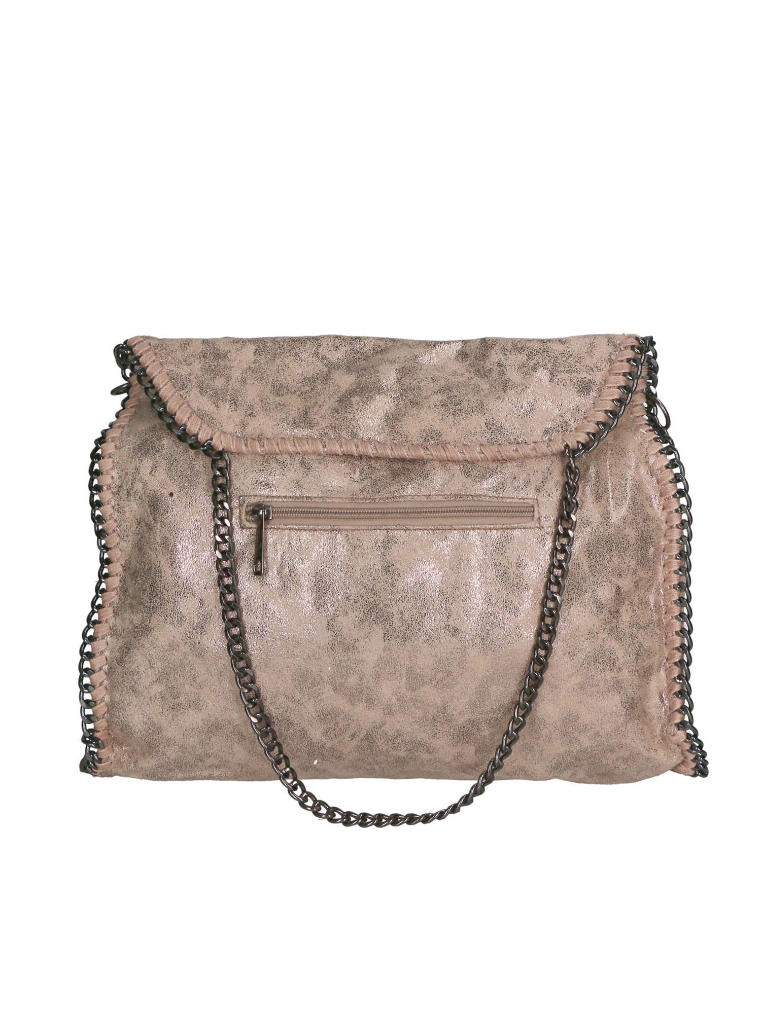 Willelmina Borsa a spalla da donna 100% PU Leather N-9606-TAUPE Gave Lux