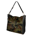 Asia Borsa a spalla da donna Vera pelle 05475-MILITARE Gave Lux