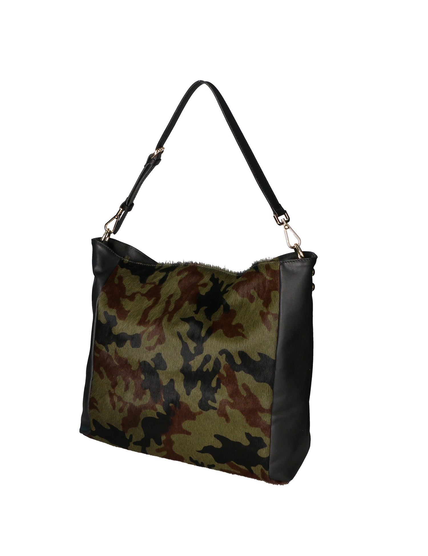 Asia Borsa a spalla da donna Vera pelle 05475-MILITARE Gave Lux