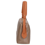 Vivienne Borsa a spalla da donna Vera pelle 06674-D40 TAUPE +D17 CUOIO Gave Lux