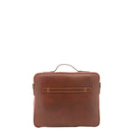 Borsa a mano unisex in vera pelle Made in Italy 4542-MARRONE Alessia Firenze