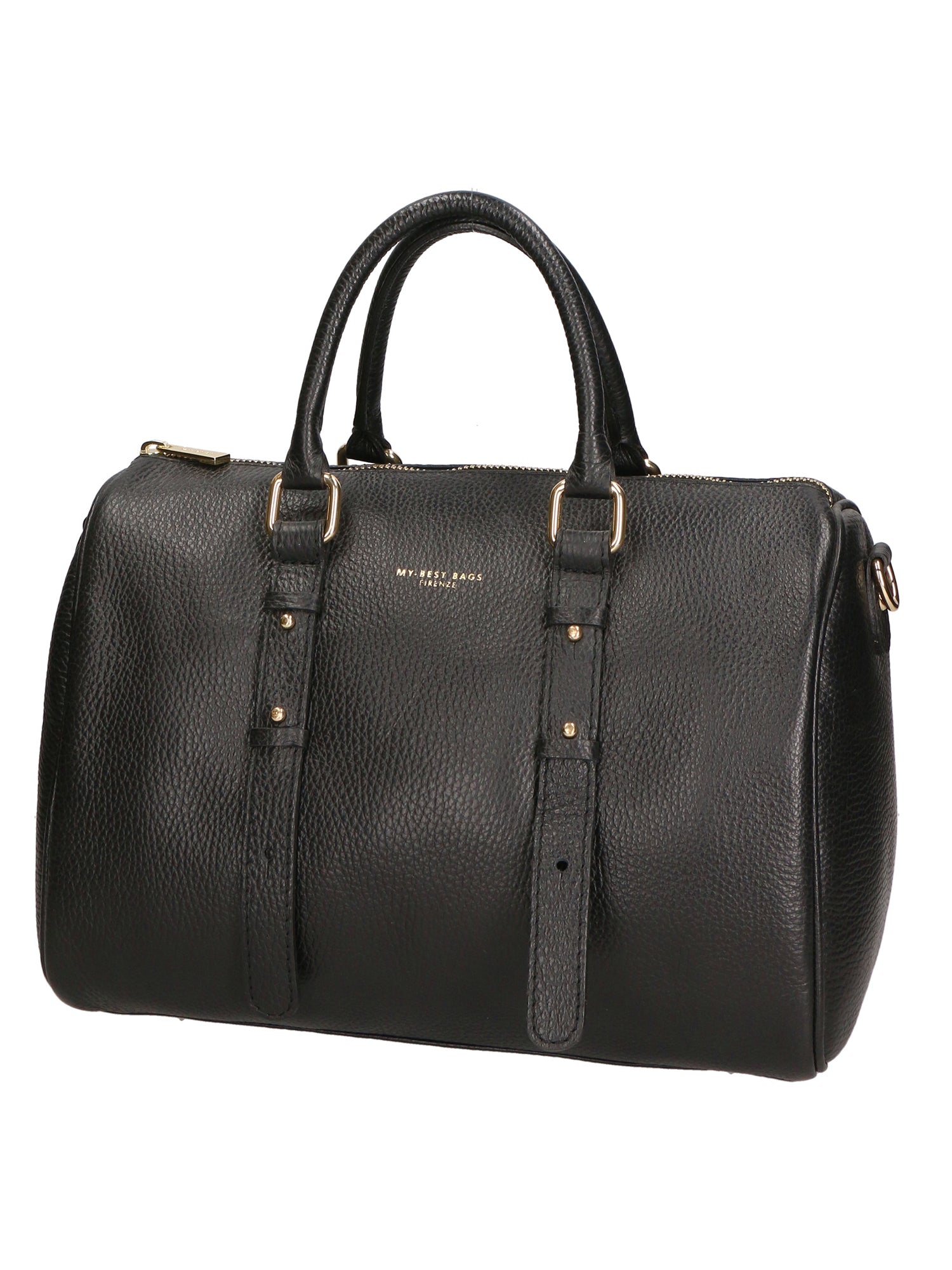 Borsa a mano da donna Vera pelle MYB-8022-FW-D28 NERO My Best Bag