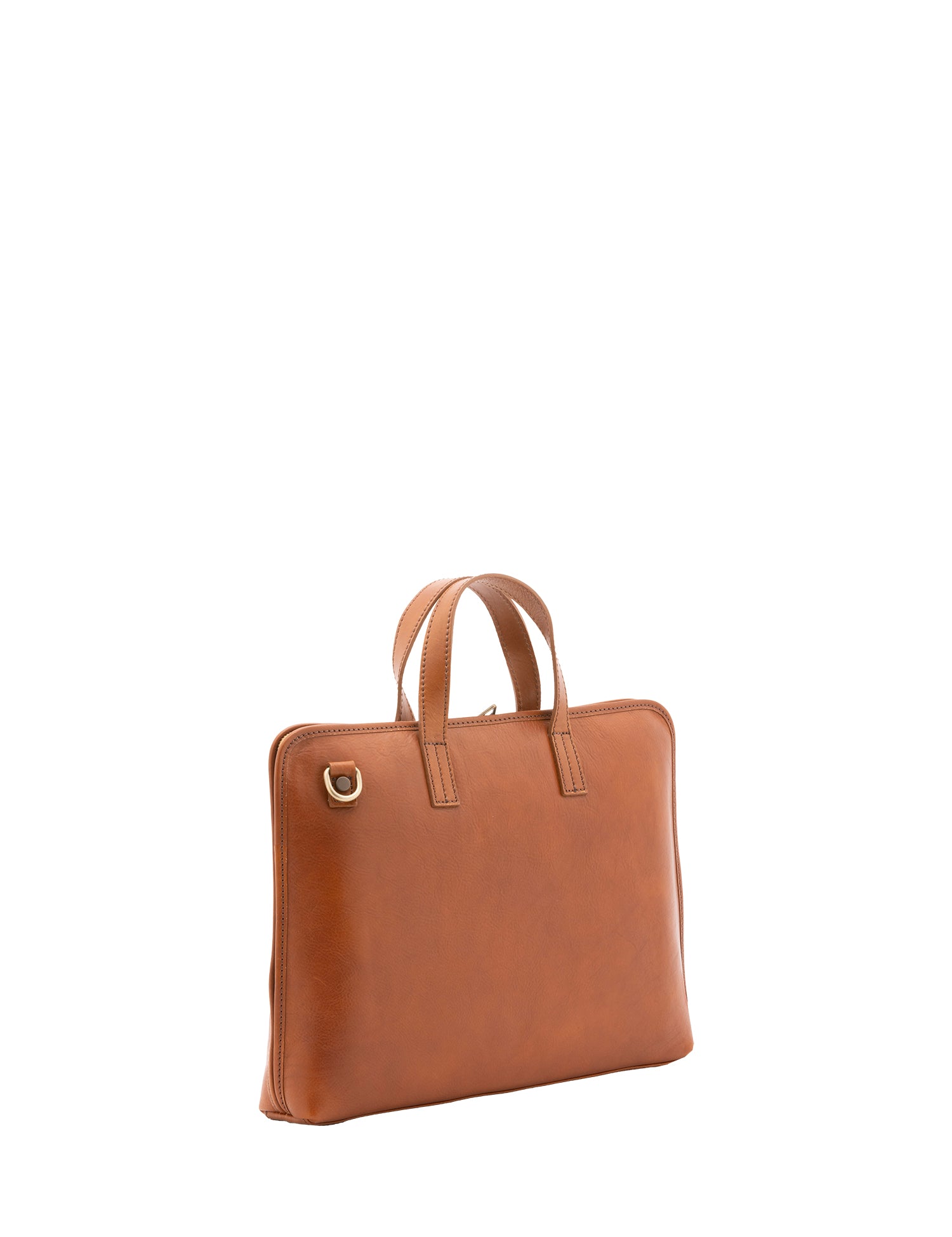 Borsa a mano unisex in vera pelle 100% cotone 4453-MIELE Alessia Firenze