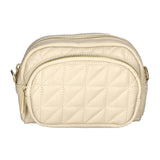Ancilla 05305-S37 LATTE Pochette da donna in vera pelle Gave Lux