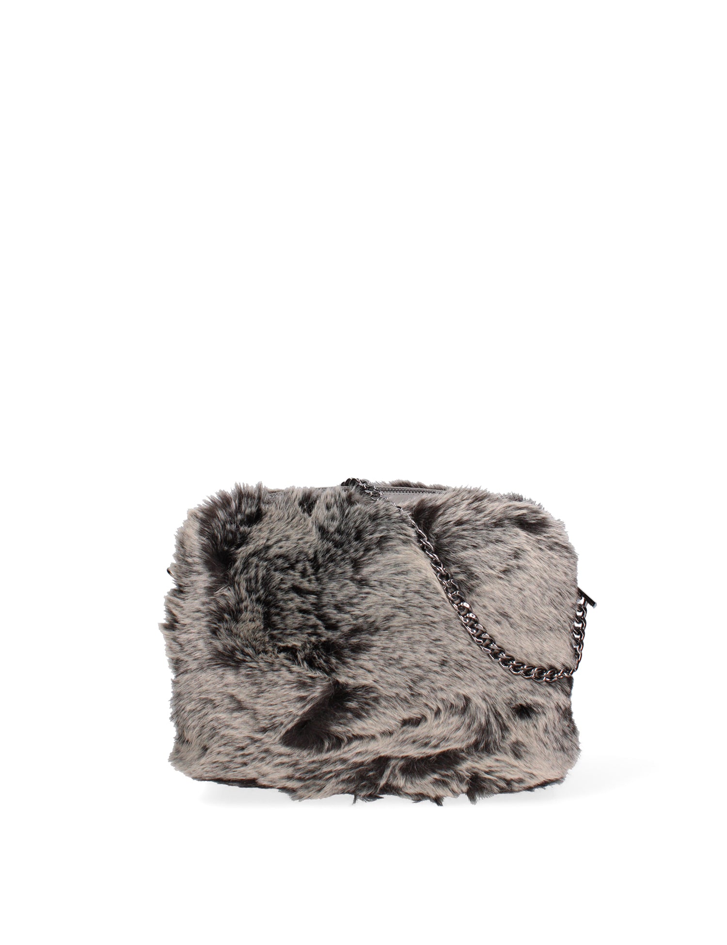 Ambre Borsa a spalla donna Vera pelle 8489-GRIGIO Gave Lux