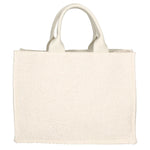 Borsa a mano da donna Misto pelle e tessuto MYB-05117-SS-148+S03 BEIGE My Best Bag