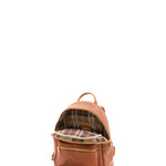 Zaino unisex in vera pelle 100% cotone 4460-MIELE Alessia Firenze