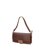 Wally Borsa a spalla da donna Vera pelle 06869-D223 cioccolato Gave Lux