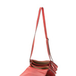 Borsa a tracolla da donna 100% vera pelle 4582-ROSSO Alessia Firenze
