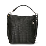 Elga Borsa a spalla da donna Vera pelle 80051-NERO Gave Lux