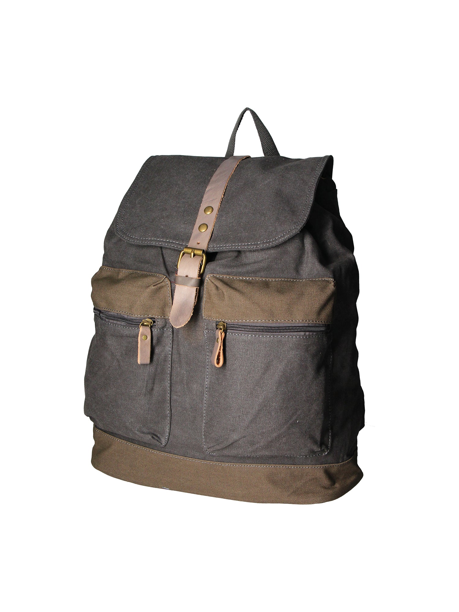 Mavi’ ZG3013-NERO BLACK Zaino unisex in canvas e vera pelle Gave Lux