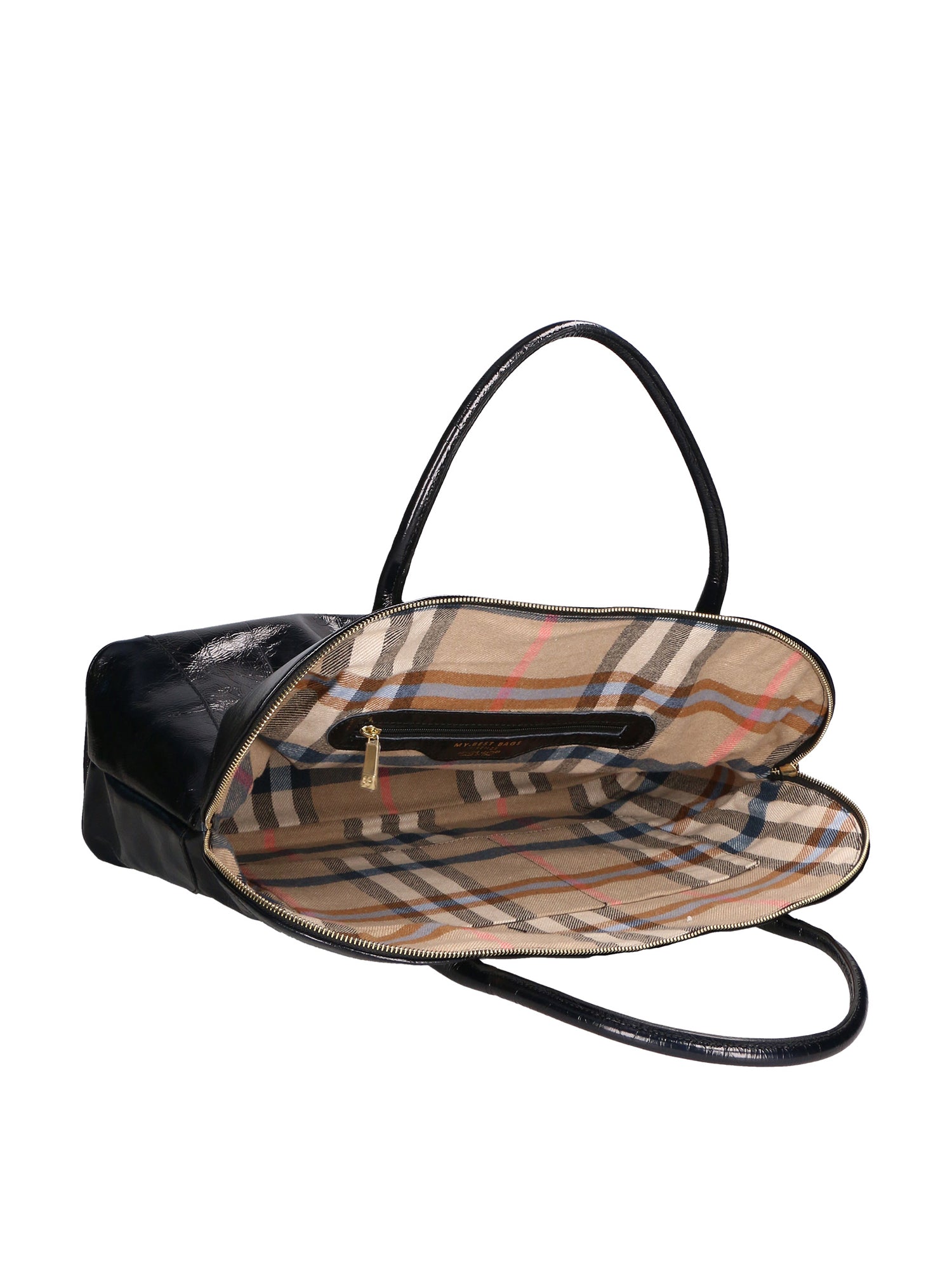 Borsa a mano da donna 100% vera pelle MYB-7017-SS-707 NERO My Best Bag