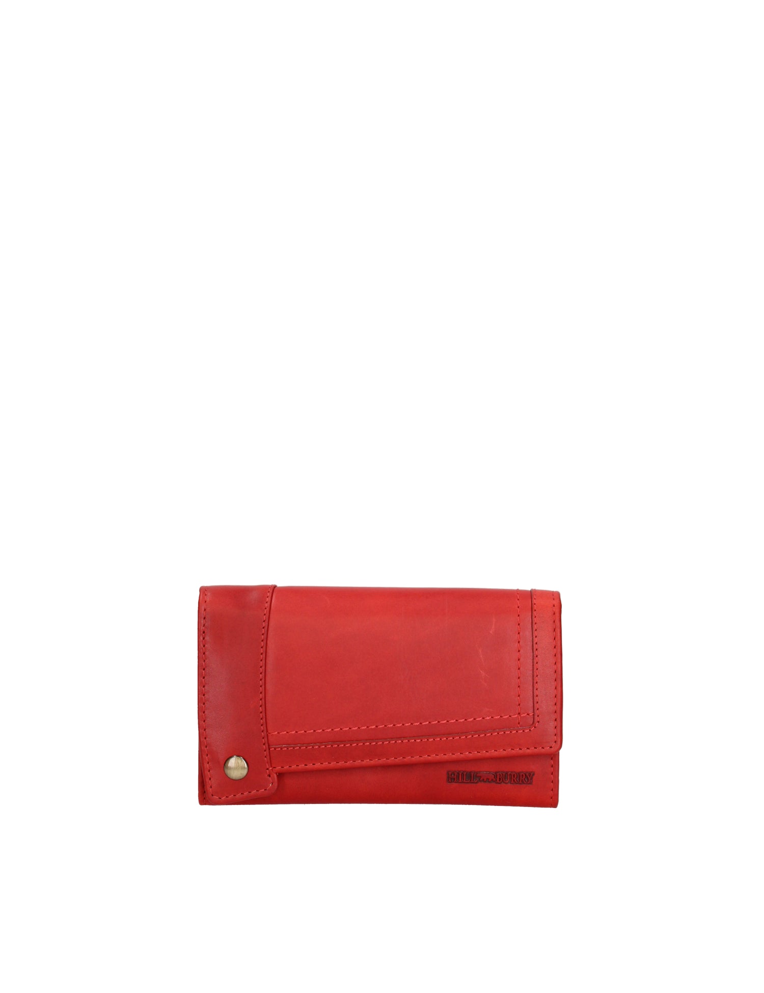 Portafoglio da uomo in pelle Cuoio grasso di vitello HILB-51126-ROSSO Hill Burry