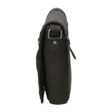 Borsa a tracolla uomo in vera pelle Casual HILB-3057-NERO Hill Burry