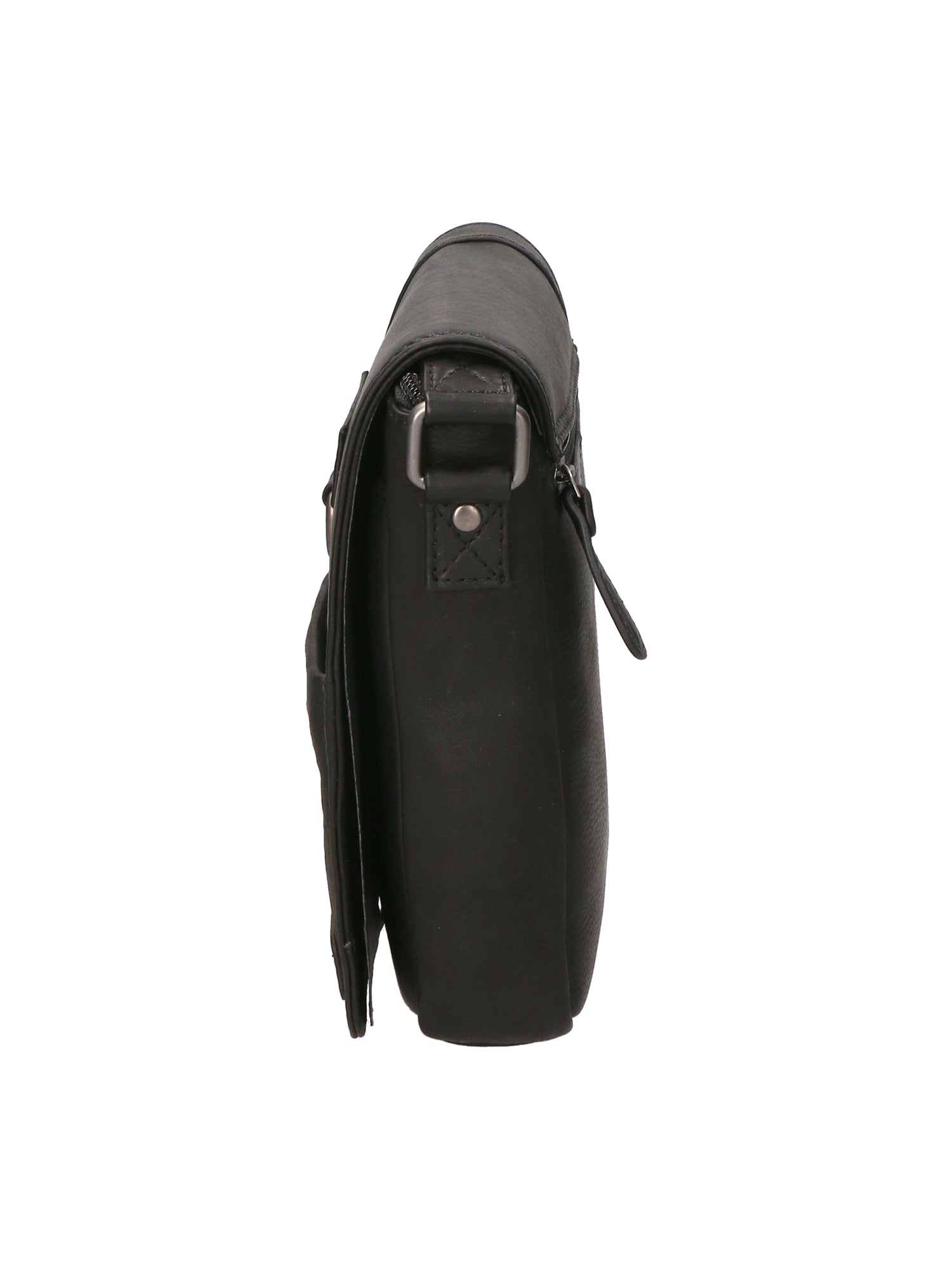 Borsa a tracolla uomo in vera pelle Casual HILB-3057-NERO Hill Burry