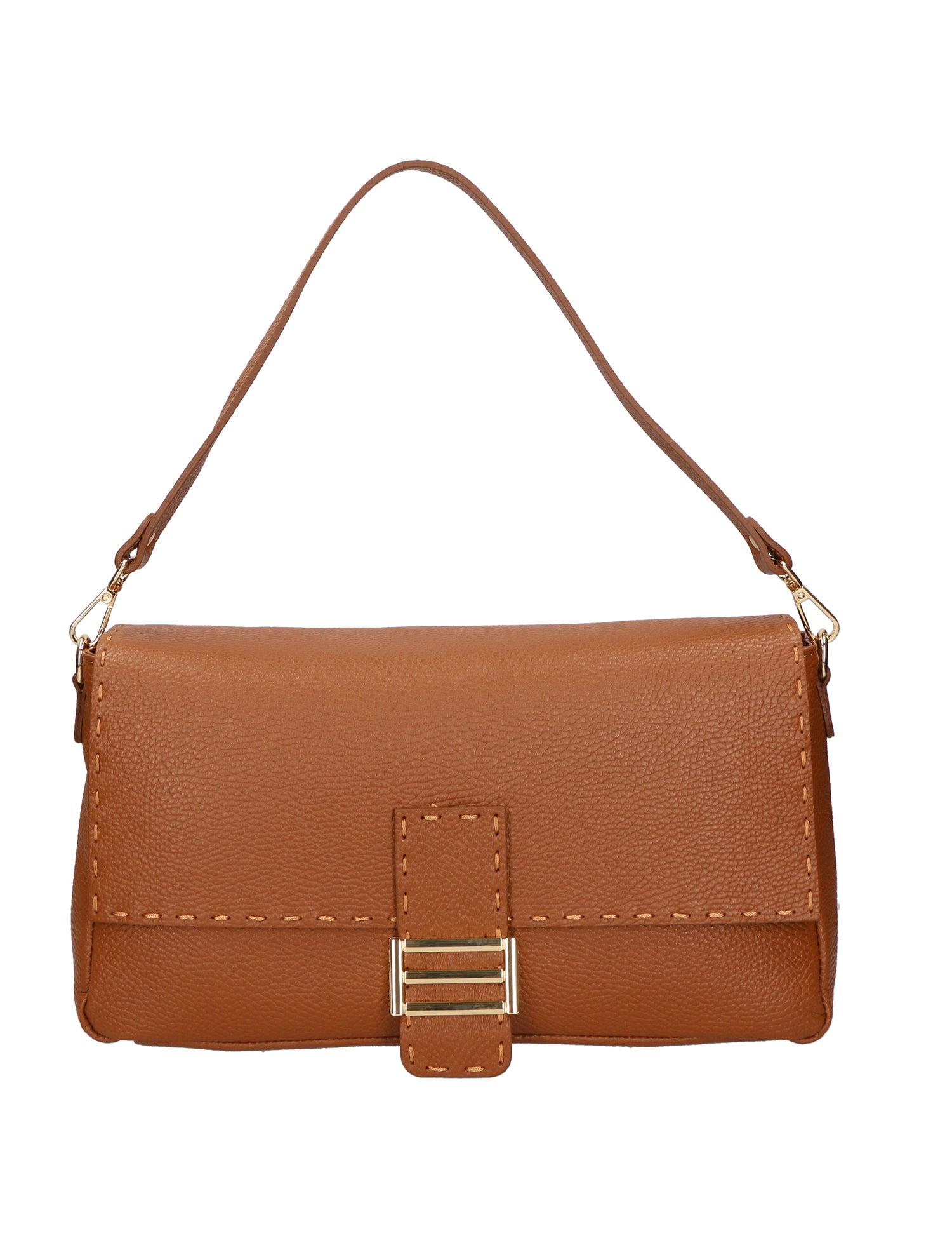 Walda Borsa a spalla da donna Vera pelle 06868-D17 CUOIO Gave Lux