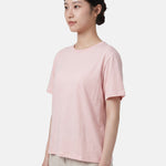 T-shirt in 84% Cotone 16% Elastan Rosa