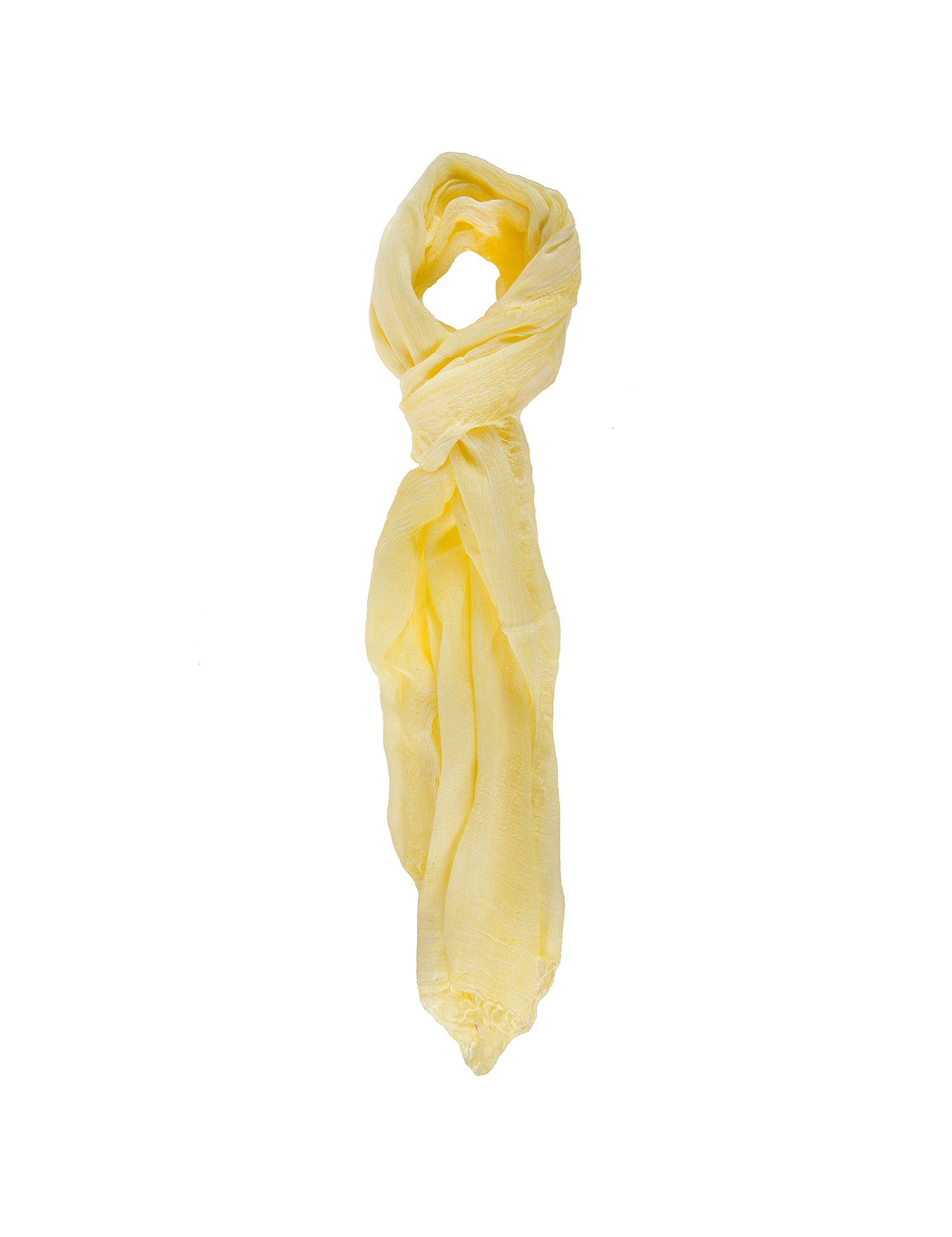 Sefora L1013-GIALLO Foulard unisex in cotone e seta Gave Lux