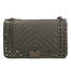Bologna Borsa a spalla da donna Vera pelle 6590-GRIGIO GREY Gave Lux