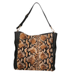 Asia Borsa a spalla da donna Vera pelle 05475-PITONE CUOIIO 007 Gave Lux
