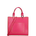 Borsa a mano da donna 100% vera pelle 07262-P 628 FUXIA Roberta Rossi