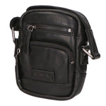Borsa a tracolla unisex vera pelle Made in Italy SN5863147-BLACK Santini Firenze