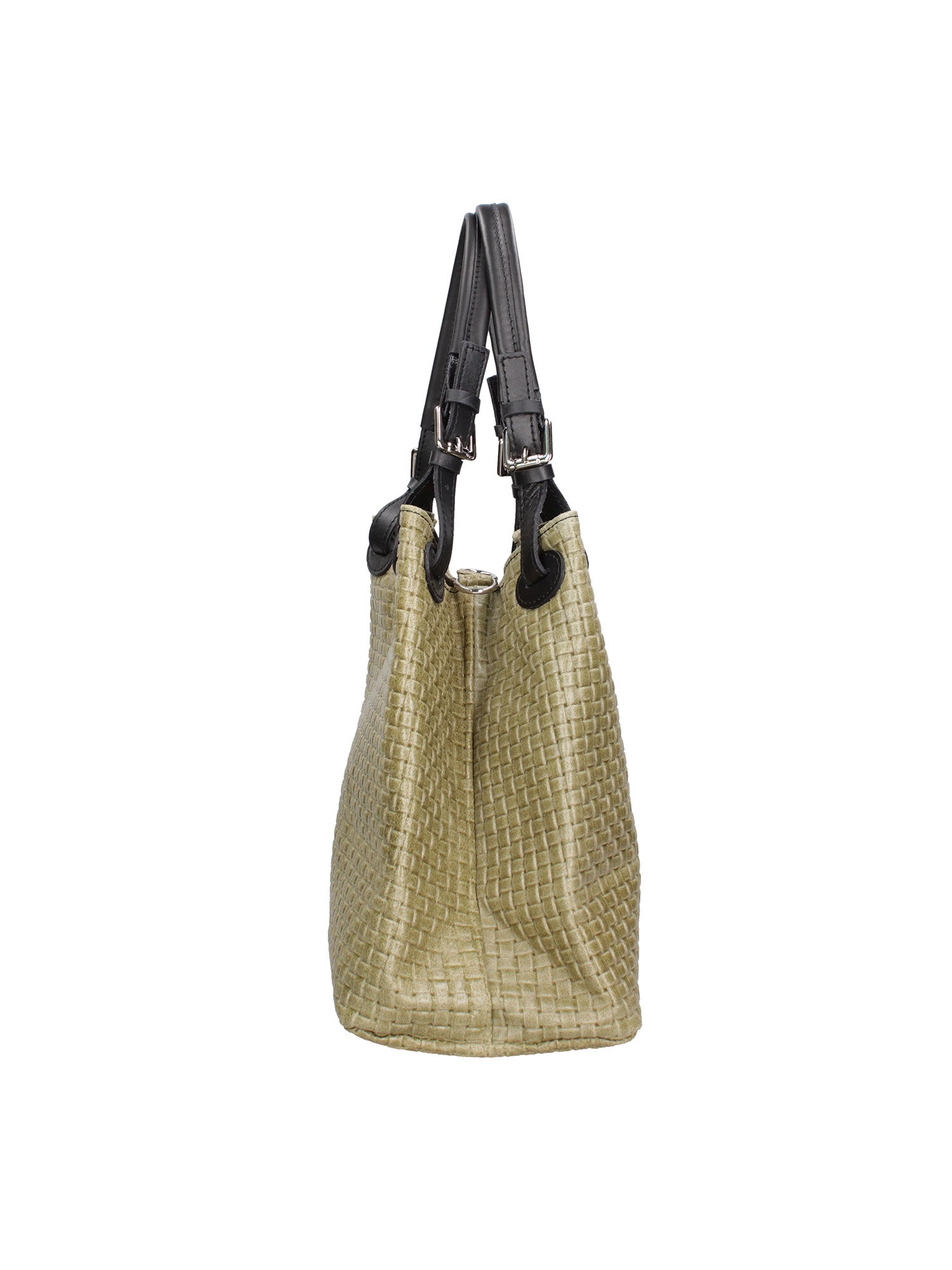 Araminta Borsa Shopper da donna Vera Pelle 80047-025 VERDE MILITARE Gave Lux