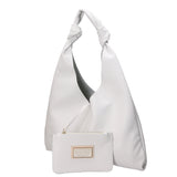 Gwenda Borsa a spalla da donna Vera pelle 06008-BIANCO WHITE Gave Lux