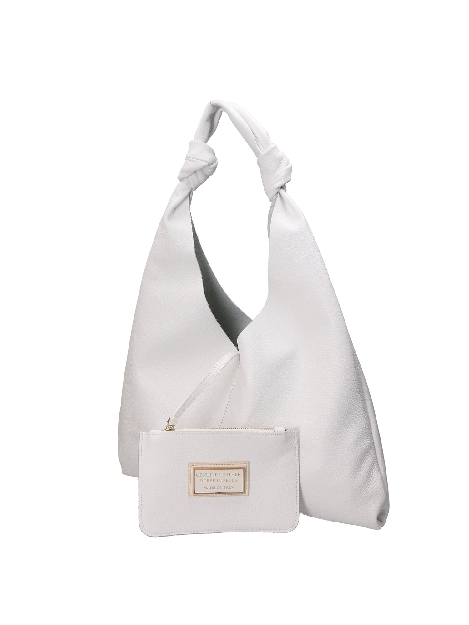 Gwenda Borsa a spalla da donna Vera pelle 06008-BIANCO WHITE Gave Lux