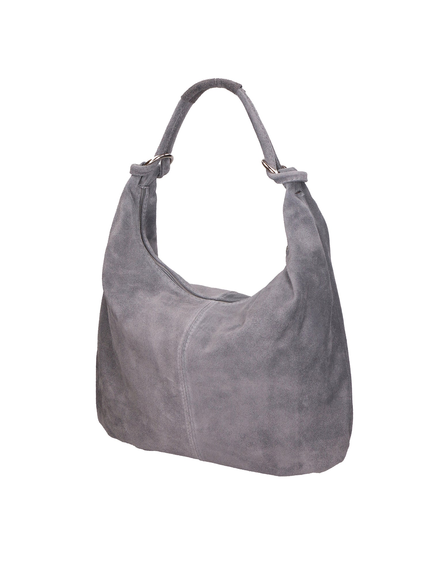 Valeria Borsa a spalla da donna Vera pelle 05280-018 GRIGIO MEDIO Gave Lux