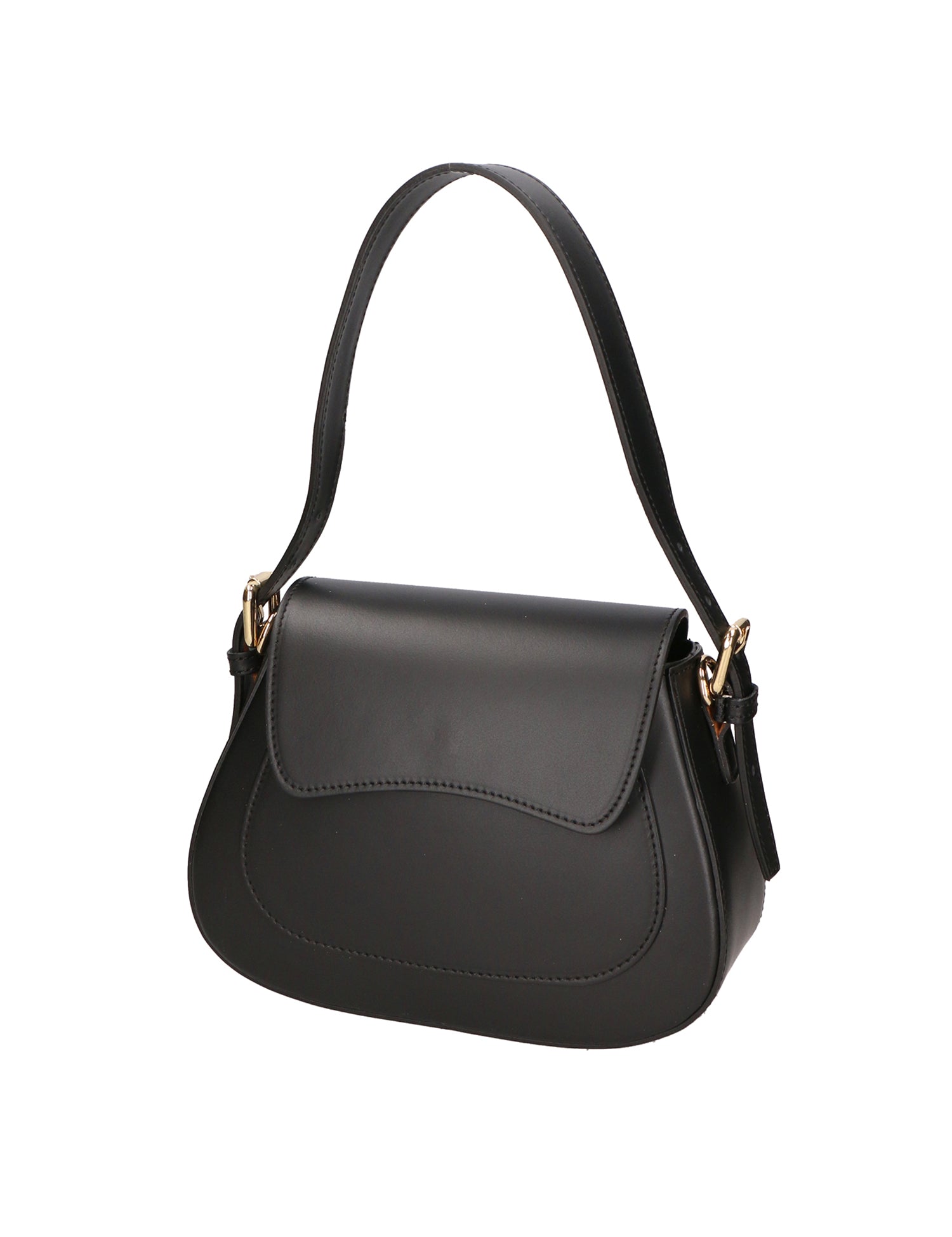 Giulia Borsa a spalla da donna Vera pelle 05958-P218 NERO Gave Lux