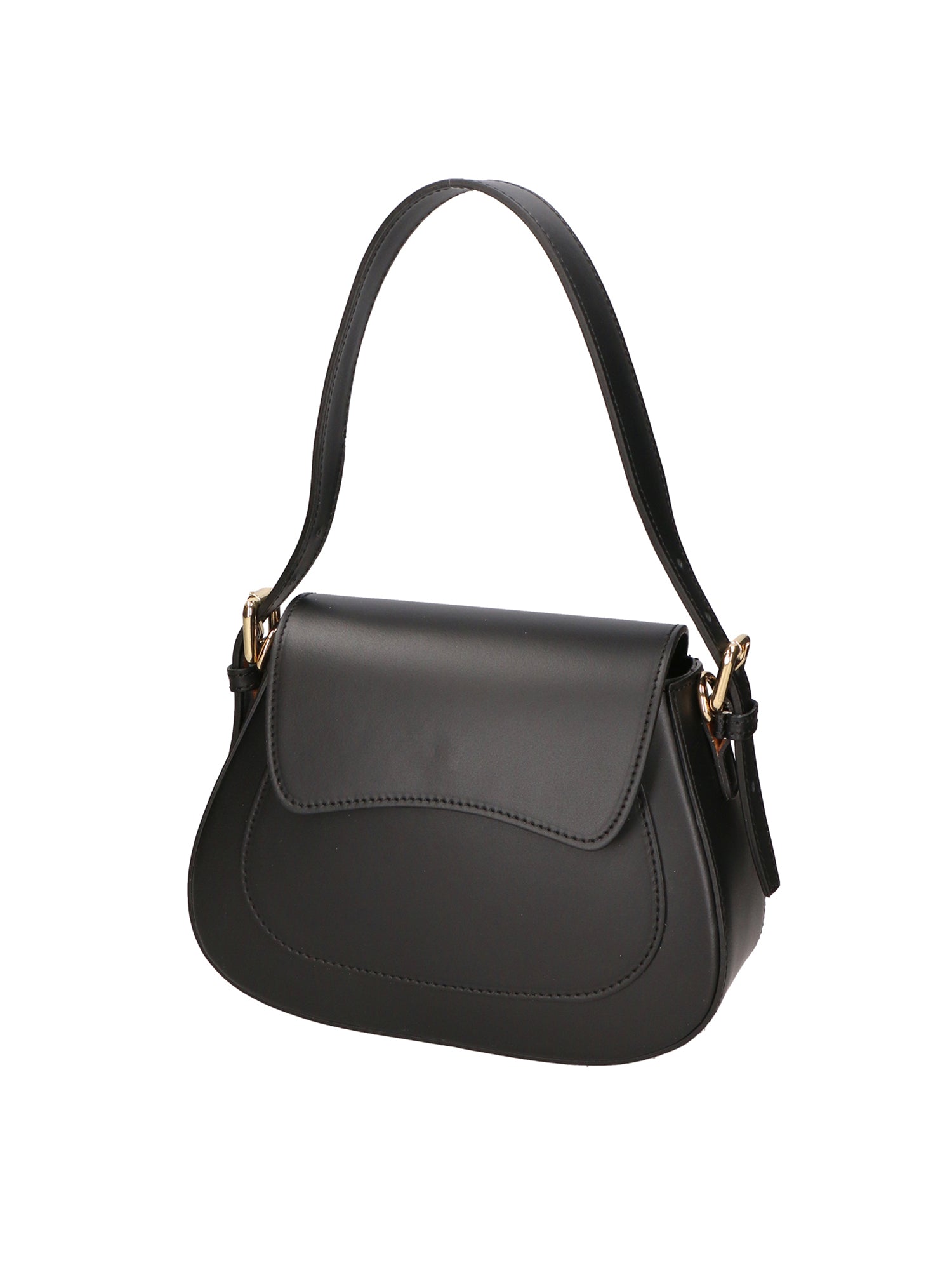 Giulia Borsa a spalla da donna Vera pelle 05958-P218 NERO Gave Lux