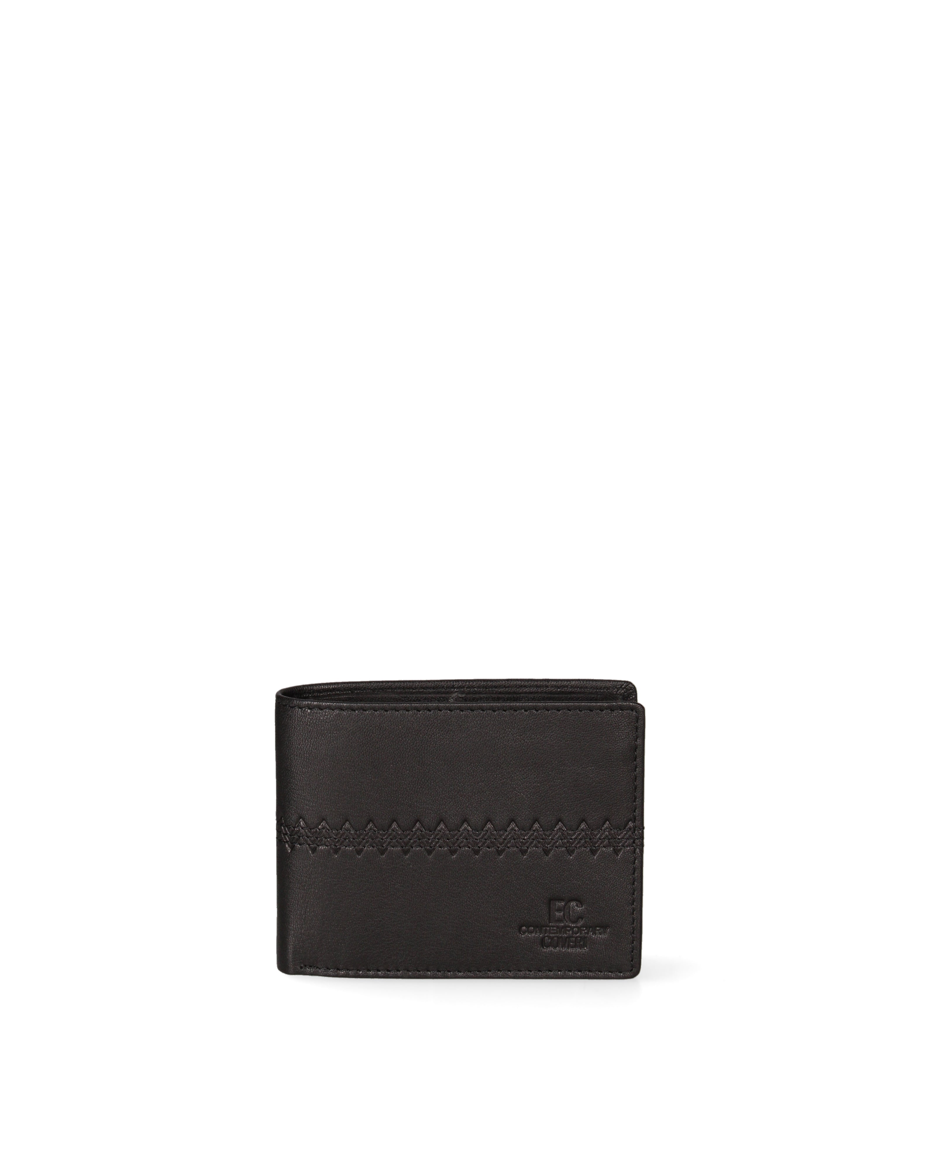 Portafoglio uomo in vera pelle Sfoderato EC763-04-NERO EC Contemporaly COVERI