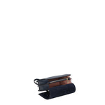 Borsa a tracolla da donna 100% pelle MYB-8003-FW-PL26 BLU NOTTE My Best Bag