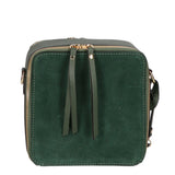 Borsa a tracolla da donna Vera pelle MYB-6020-FW-06058 VERDE My Best Bag