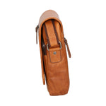 Borsa a tracolla uomo in vera pelle RFID HILB-6113-CUOIO Hill Burry