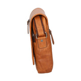 Borsa a tracolla uomo in vera pelle RFID HILB-6113-CUOIO Hill Burry