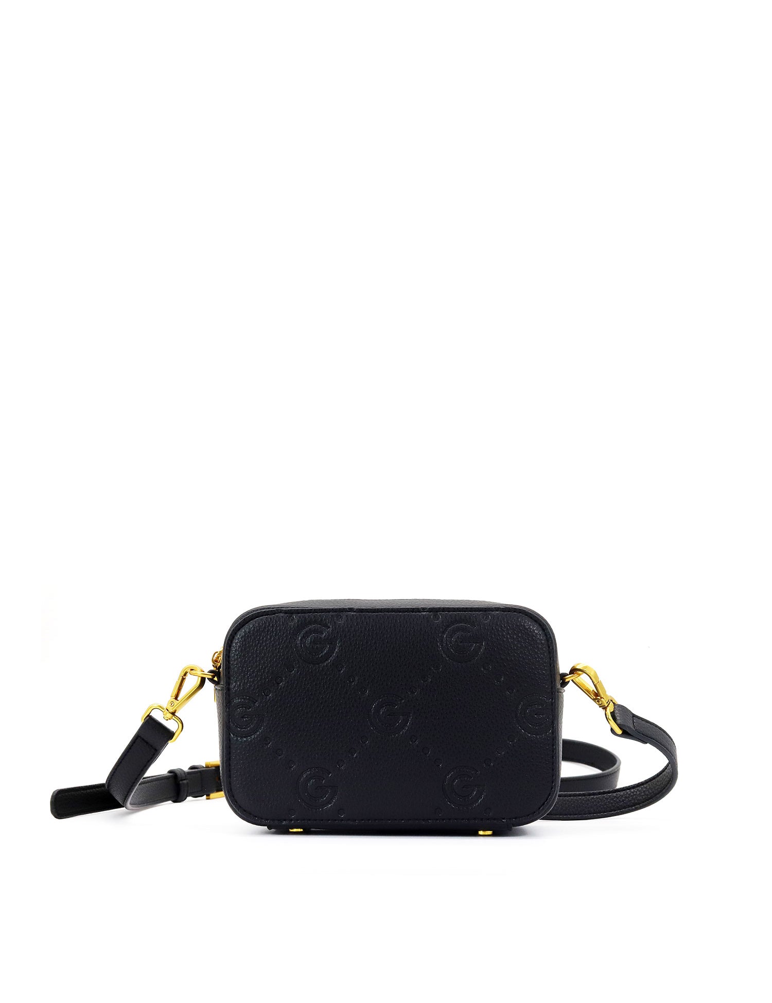 Borsa a tracolla da donna 100% pelle vegana PU GGB014BLK Gabriella G Firenze