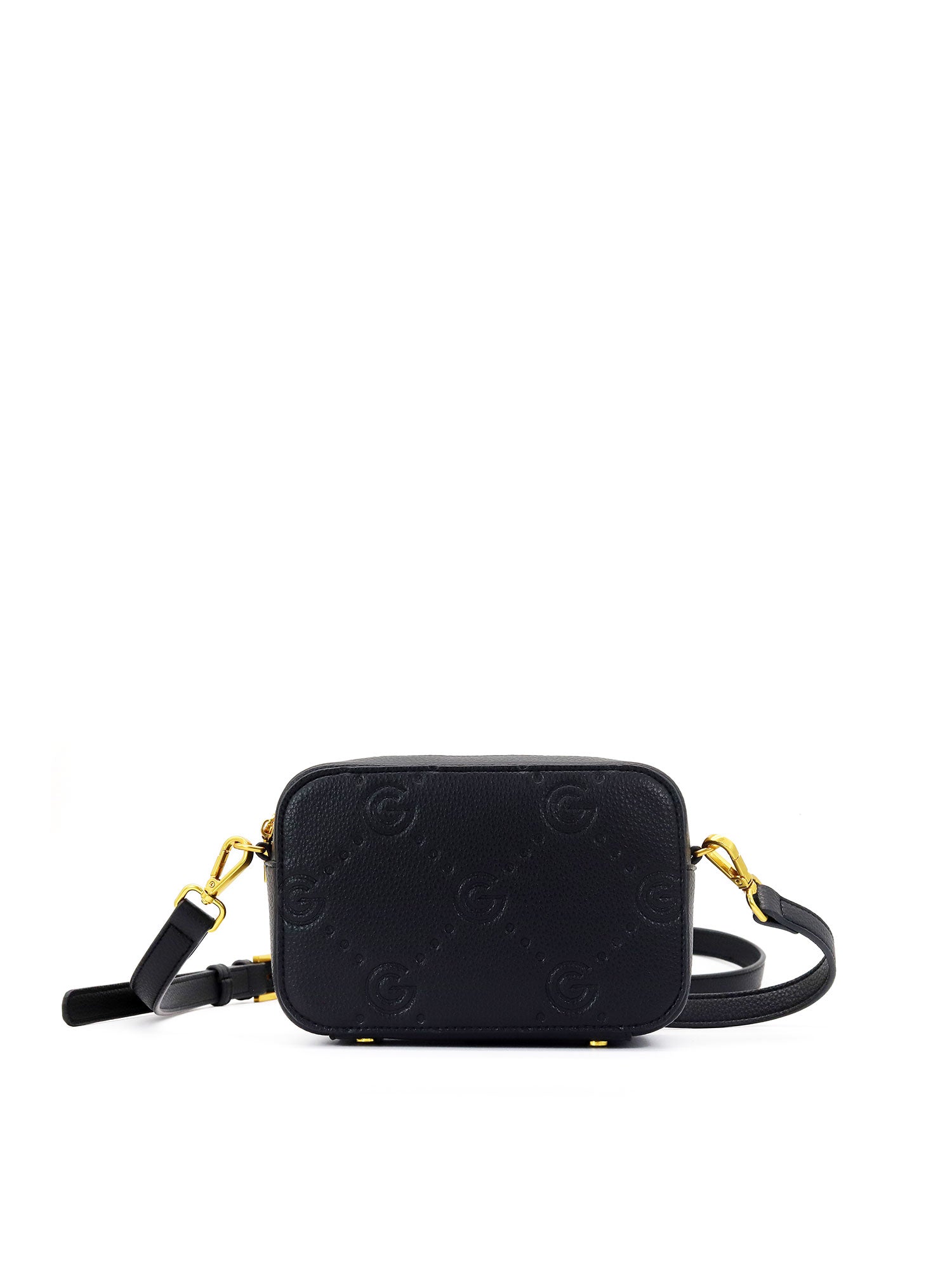 Borsa a tracolla da donna 100% pelle vegana PU GGB014BLK Gabriella G Firenze