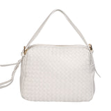 Irina Borsa a spalla da donna Vera pelle 06054-BIANCO FREDDO Gave Lux