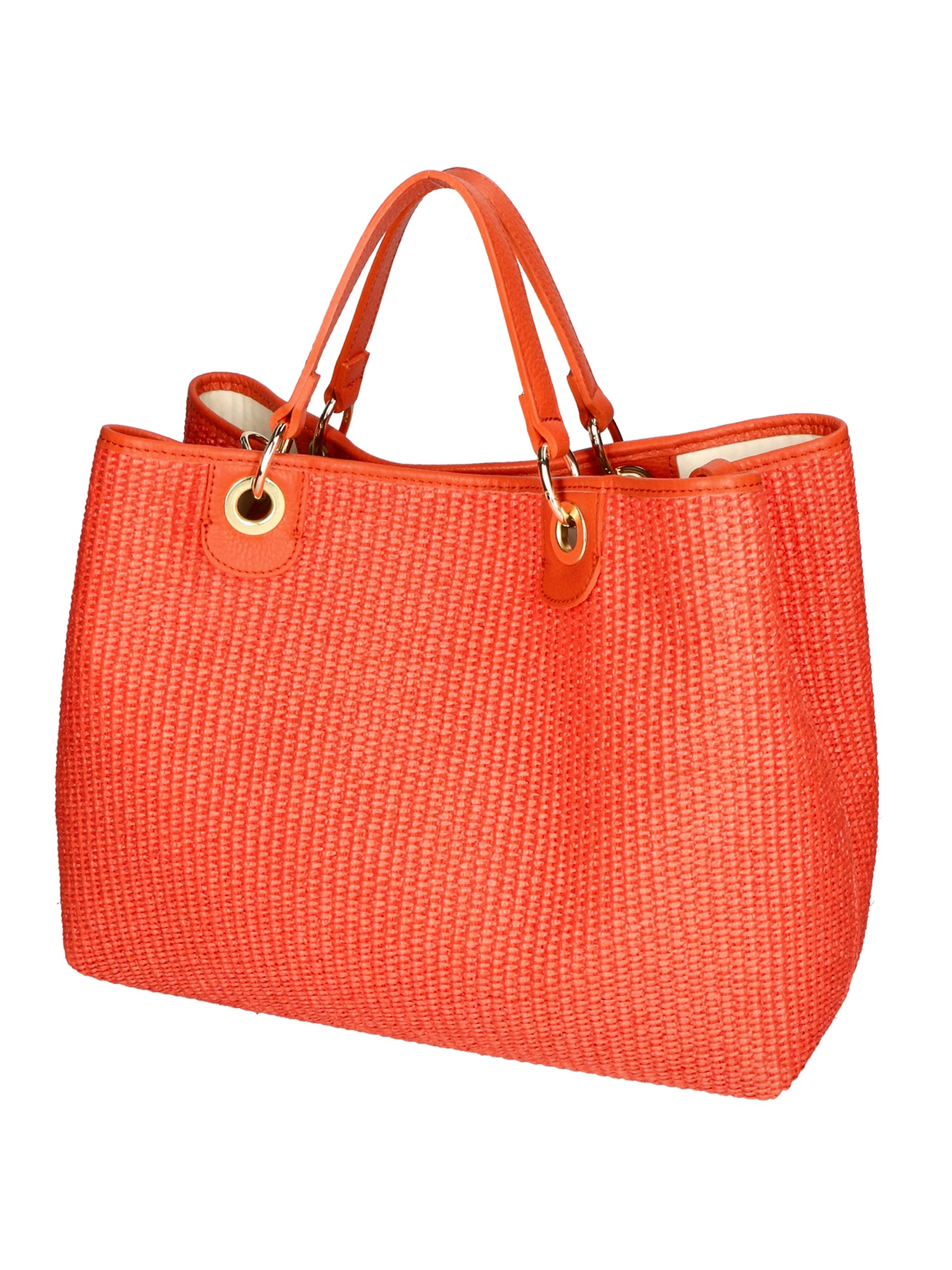 Borsa a mano da donna Paglia & Pelle MYB-05168-SS-524+D35 ARANCIONE My Best Bag