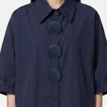 Vestito in Cotone Blu Scuro