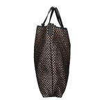 Borsa a mano da donna Paglia e pelle MYB-7027-SS-NERO My Best Bag
