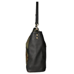 Asia Borsa a spalla da donna Vera pelle 05475-MILITARE Gave Lux