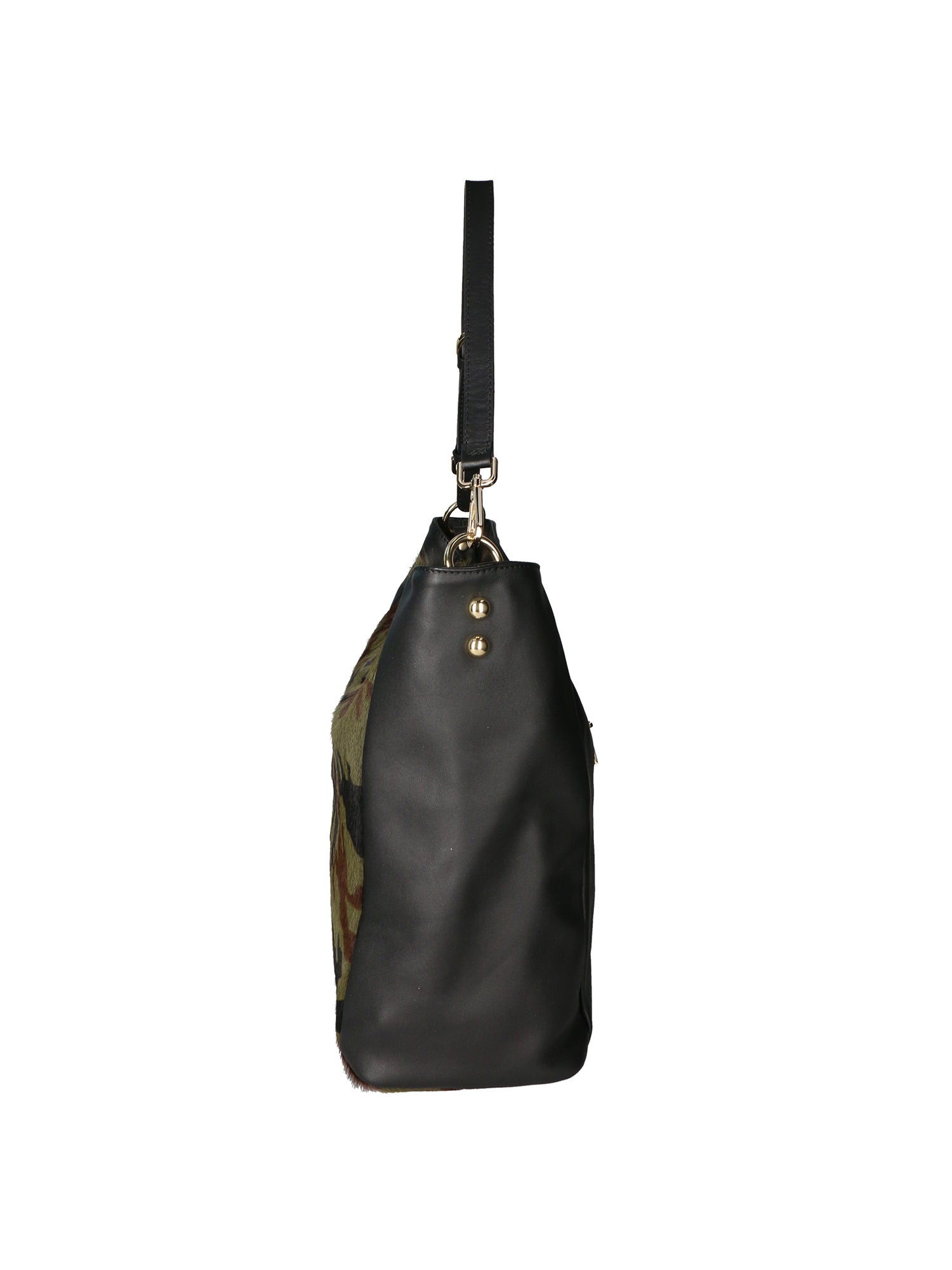 Asia Borsa a spalla da donna Vera pelle 05475-MILITARE Gave Lux