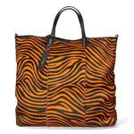 Borsa a mano da donna Vera pelle MYB-8053-FW-ZEBRA ARANCIO My Best Bag